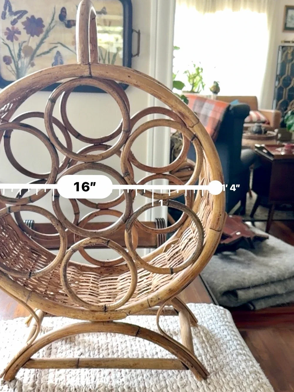 Vintage handcrafted round